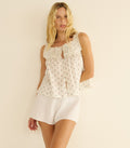 LOREN LINEN SHORT -- SALT