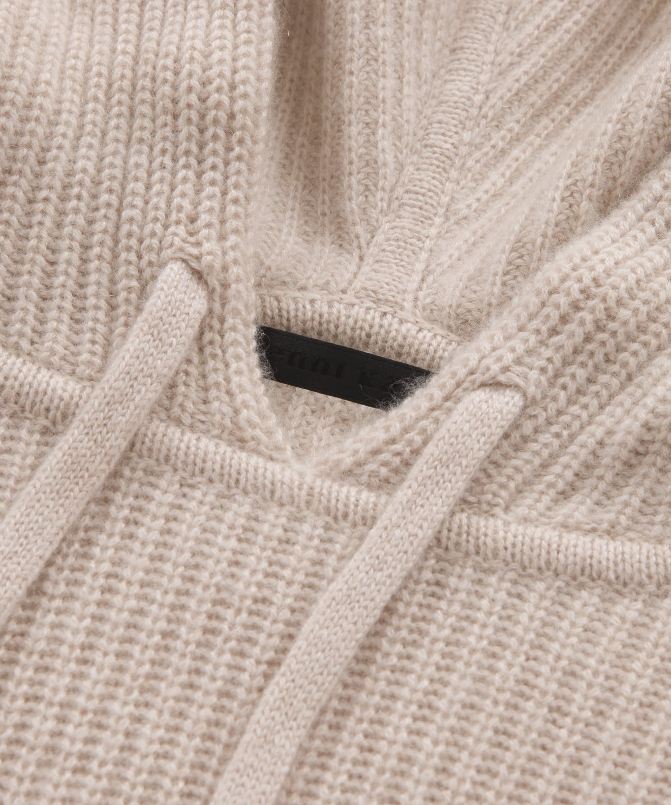 Cashmere Fisherman Hoodie