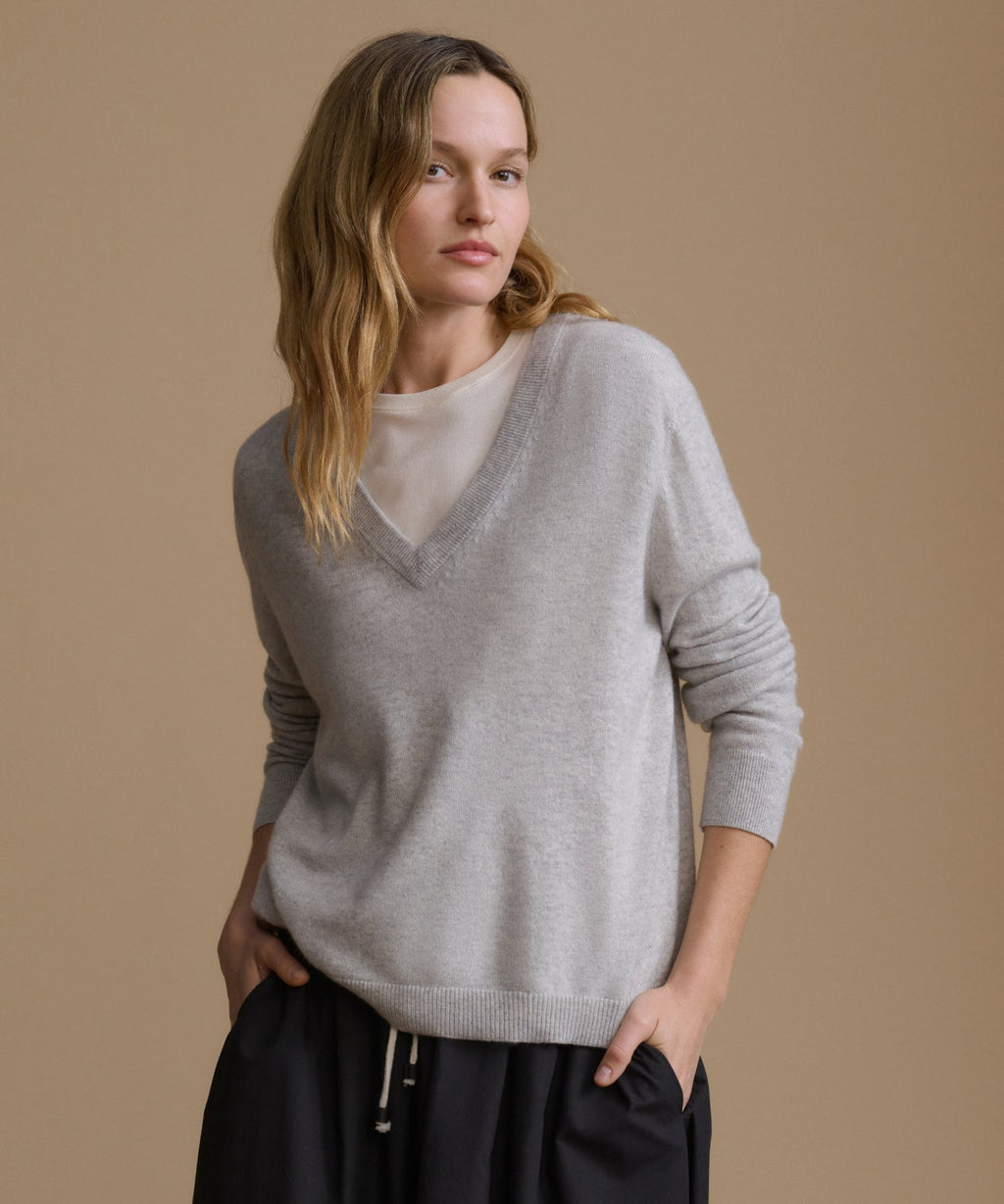Flynn Cashmere V-Neck