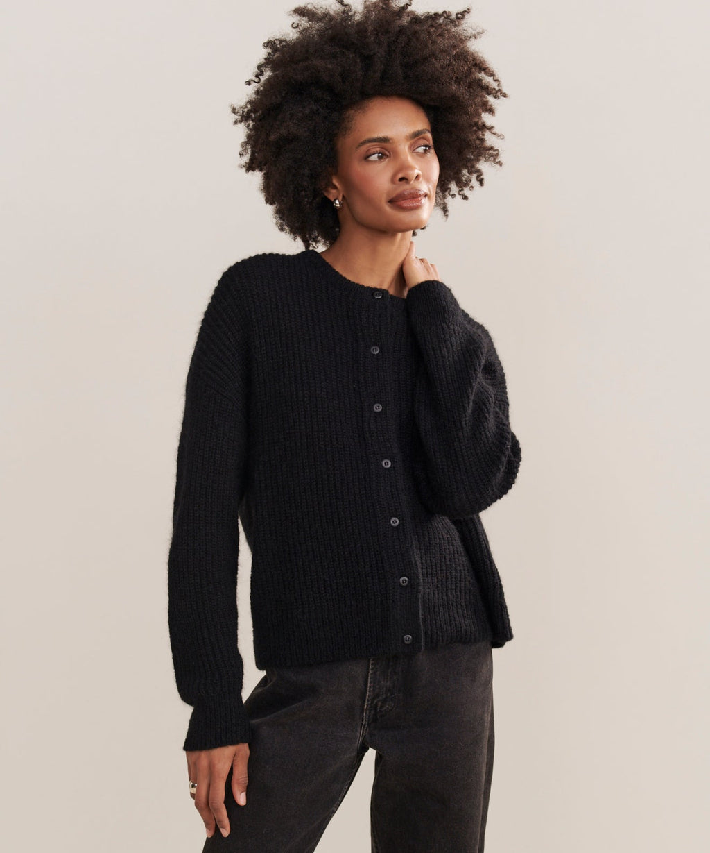 Hayes Crewneck Cardigan